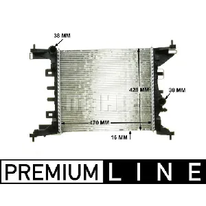 Hladnjak, hlađenje motora MAHLE CR 1187 000P IC-G08FL2