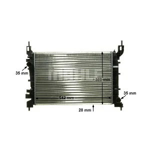 Hladnjak, hlađenje motora MAHLE CR 1193 000P IC-G08T09