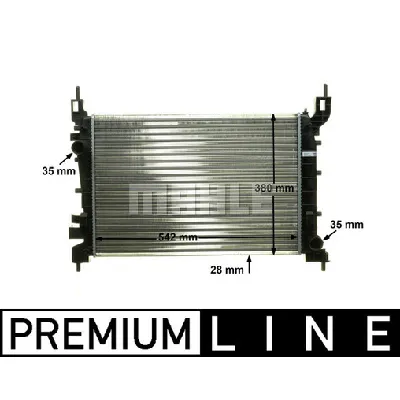 Hladnjak, hlađenje motora MAHLE CR 1193 000P IC-G08T09