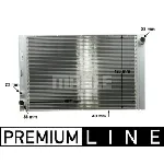 Hladnjak, hlađenje motora MAHLE CR 1204 000P IC-G08FL8