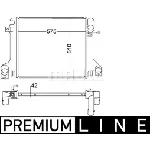 Hladnjak, hlađenje motora MAHLE CR 1217 000P IC-G08FLB