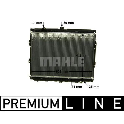 Hladnjak, hlađenje motora MAHLE CR 1319 000P IC-G08T25