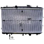 Hladnjak, hlađenje motora MAHLE CR 1468 000P IC-G08T53