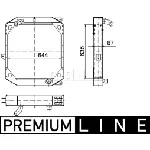 Hladnjak, hlađenje motora MAHLE CR 1554 000P IC-G08T76