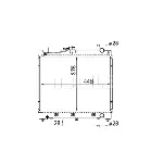 Hladnjak, hlađenje motora MAHLE CR 1576 000S IC-G08T7R