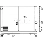 Hladnjak, hlađenje motora MAHLE CR 1682 000P IC-G08T90