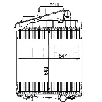 Hladnjak, hlađenje motora MAHLE CR 1730 000P IC-G08FLU