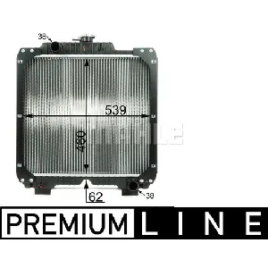 Hladnjak, hlađenje motora MAHLE CR 1936 000P IC-G08FLW