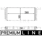 Hladnjak, hlađenje motora MAHLE CR 1941 000P IC-G08ULM