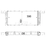 Hladnjak, hlađenje motora MAHLE CR 1941 000P IC-G08ULM