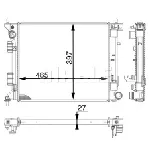 Hladnjak, hlađenje motora MAHLE CR 1980 000P IC-G08UM6
