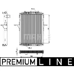 Hladnjak, hlađenje motora MAHLE CR 2098 000P IC-G08FM4