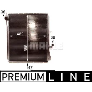 Hladnjak, hlađenje motora MAHLE CR 215 000P IC-G08FI2