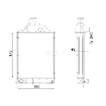 Hladnjak, hlađenje motora MAHLE CR 2304 000P IC-G08US9