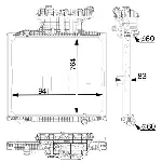 Hladnjak, hlađenje motora MAHLE CR 2336 000P IC-G0PEDO
