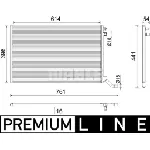 Hladnjak, hlađenje motora MAHLE CR 2445 000P IC-G0TOQV