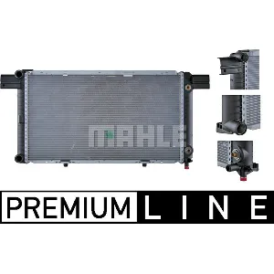 Hladnjak, hlađenje motora MAHLE CR 260 000P IC-G08FI5