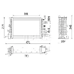 Hladnjak, hlađenje motora MAHLE CR 2632 000P IC-G0XU0C