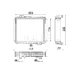 Hladnjak, hlađenje motora MAHLE CR 2669 000P IC-G0YQ55