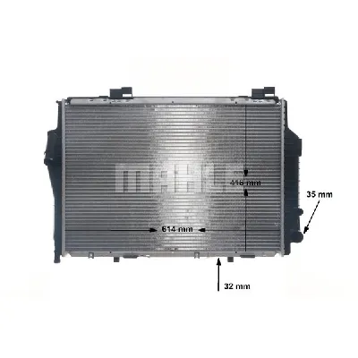 Hladnjak, hlađenje motora MAHLE CR 307 000S IC-G08PAX