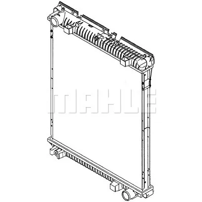 Hladnjak, hlađenje motora MAHLE CR 379 000P IC-G08FIF