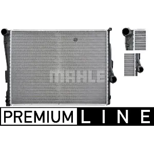 Hladnjak, hlađenje motora MAHLE CR 458 000P IC-G08PFF