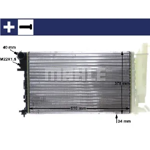 Hladnjak, hlađenje motora MAHLE CR 481 000S IC-G08RAX
