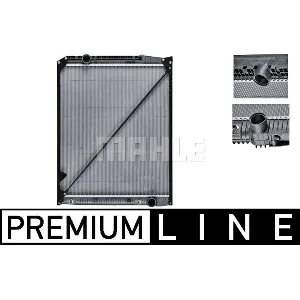 Hladnjak, hlađenje motora MAHLE CR 670 000P IC-G08FJ0