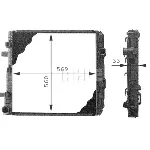 Hladnjak, hlađenje motora MAHLE CR 671 000P IC-G08FJ1