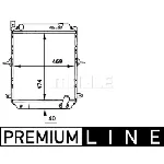 Hladnjak, hlađenje motora MAHLE CR 722 000P IC-G08FJE