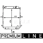 Hladnjak, hlađenje motora MAHLE CR 724 000P IC-G08FJF
