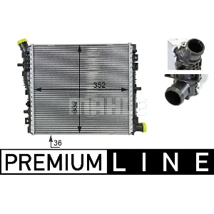 Hladnjak, hlađenje motora MAHLE CR 78 000P IC-G08FHQ