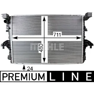 Hladnjak, hlađenje motora MAHLE CR 805 000P IC-G08FJP