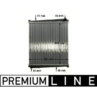 Hladnjak, hlađenje motora MAHLE CR 818 000P IC-G08FJS