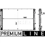 Hladnjak, hlađenje motora MAHLE CR 864 000P IC-G08RKY