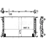 Hladnjak, hlađenje motora MAHLE CR 910 000S IC-G08RM2