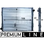 Hladnjak, hlađenje motora MAHLE CR 916 000P IC-G08RM9