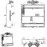 Hladnjak, hlađenje motora MAHLE CR 922 000P IC-G08FK0