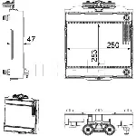 Hladnjak, hlađenje motora MAHLE CR 923 000P IC-G08FK1