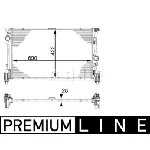 Hladnjak, hlađenje motora MAHLE CR 931 000P IC-G08RMI