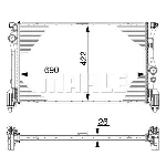 Hladnjak, hlađenje motora MAHLE CR 931 000P IC-G08RMI