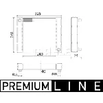 Hladnjak, hlađenje motora MAHLE CR 958 000P IC-G08RN1