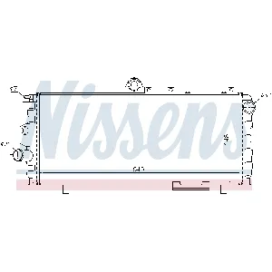 Hladnjak, hlađenje motora NISSENS NIS 60010 IC-472338
