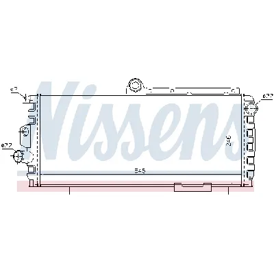 Hladnjak, hlađenje motora NISSENS NIS 60010 IC-472338