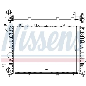 Hladnjak, hlađenje motora NISSENS NIS 60041 IC-472361