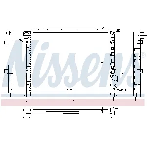 Hladnjak, hlađenje motora NISSENS NIS 60051 IC-472368