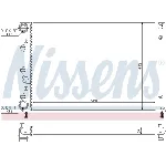 Hladnjak, hlađenje motora NISSENS NIS 60052 IC-472369