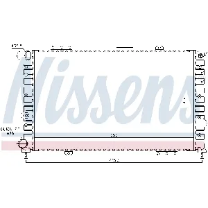 Hladnjak, hlađenje motora NISSENS NIS 60053 IC-472370
