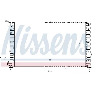 Hladnjak, hlađenje motora NISSENS NIS 60054 IC-472371