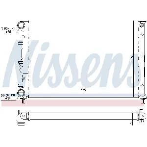 Hladnjak, hlađenje motora NISSENS NIS 60071 IC-DACEF4